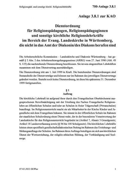 700-Anlage 3.8.1 Religionspäd. und sonstige kirchl. Religionslehrkräfte