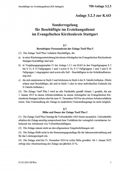 700-Anlage 3.2.3 Beschäftigte im Erziehungsdienst (KK Stuttgart)