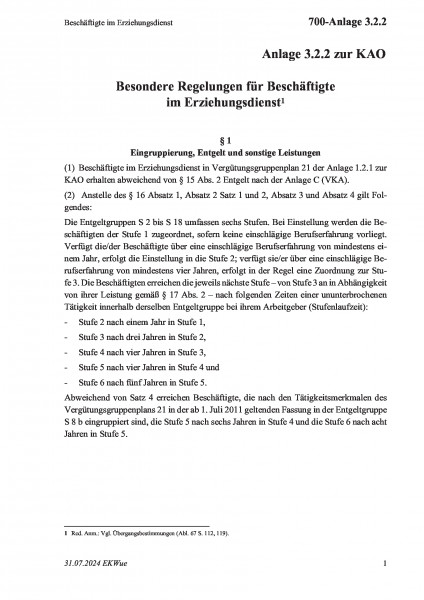 700-Anlage 3.2.2 Beschäftigte im Erziehungsdienst